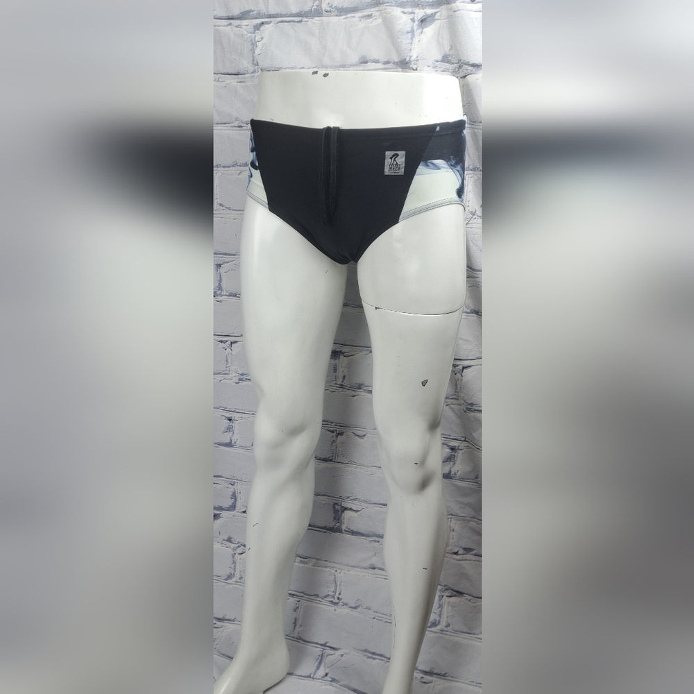 Induyco Thomas Breton Men's Vintage 70s Swimming Swim Briefs Sunga Speedo Small - Picture 9 of 11